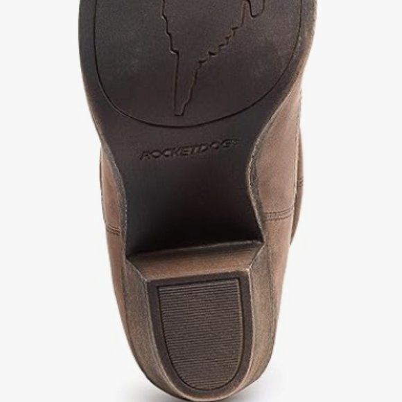 NEW Rocket Dog Womens Sheriff Vintage Worn Pu Western Boot Sz 6 brown - Picture 6 of 6